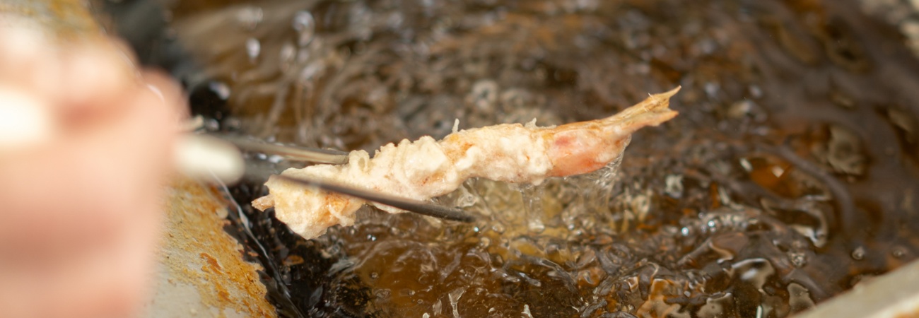 天ぷらは油で決まる